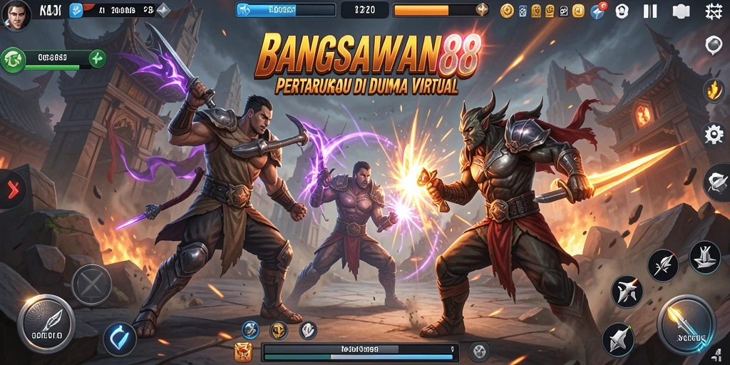 Tampilan seru pertarungan di BANGSAWAN88