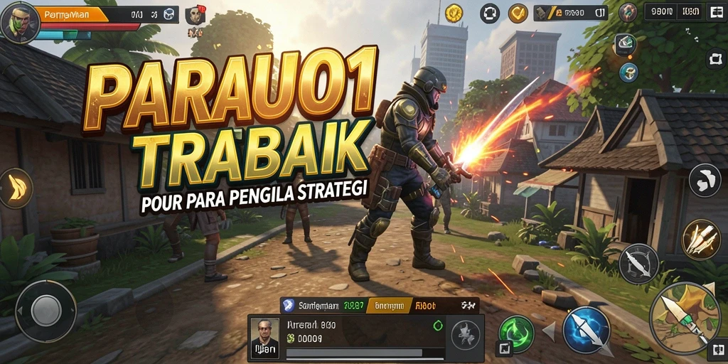 Tampilan gameplay menarik dari game strategi BARU01.