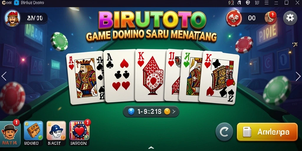 Tampilan gameplay BIRUTOTO yang menarik dan seru.