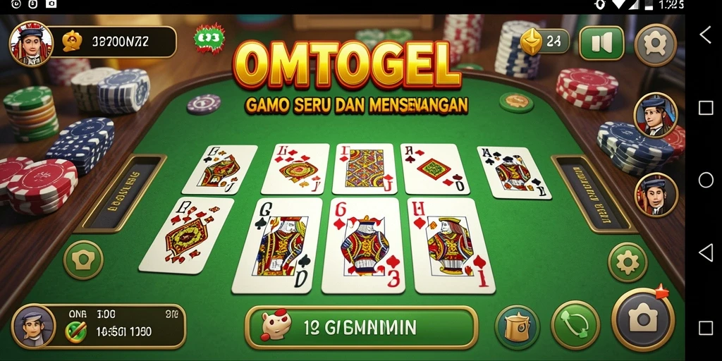 Screenshot gameplay OMTOGEL yang menampilkan keseruan bermain Domino.