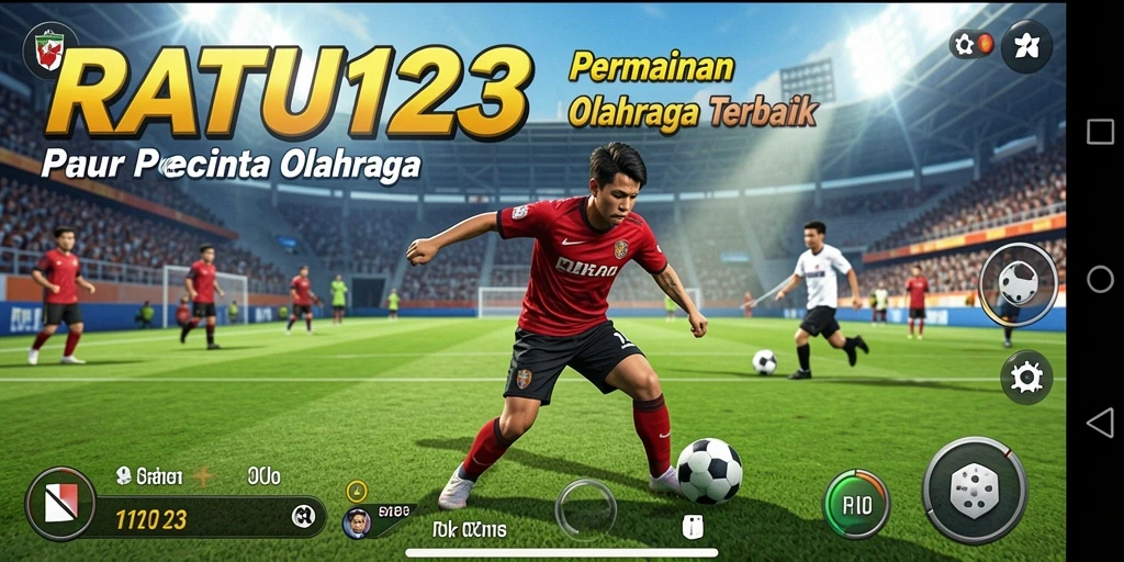 Tampilan gameplay seru di RATU123 dengan aksi olahraga yang mendebarkan.