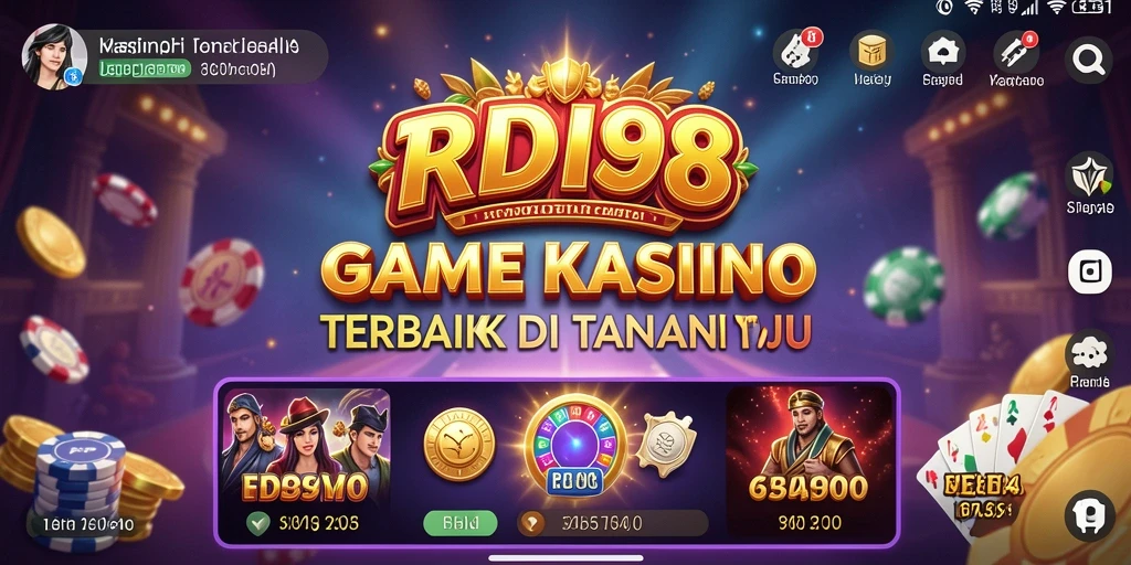 Tampilan menakjubkan dari permainan Kasino di RDI88.