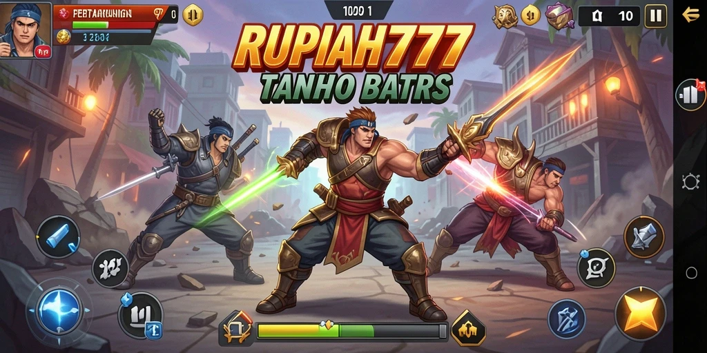 Tampilan pertarungan seru dalam RUPIAH777